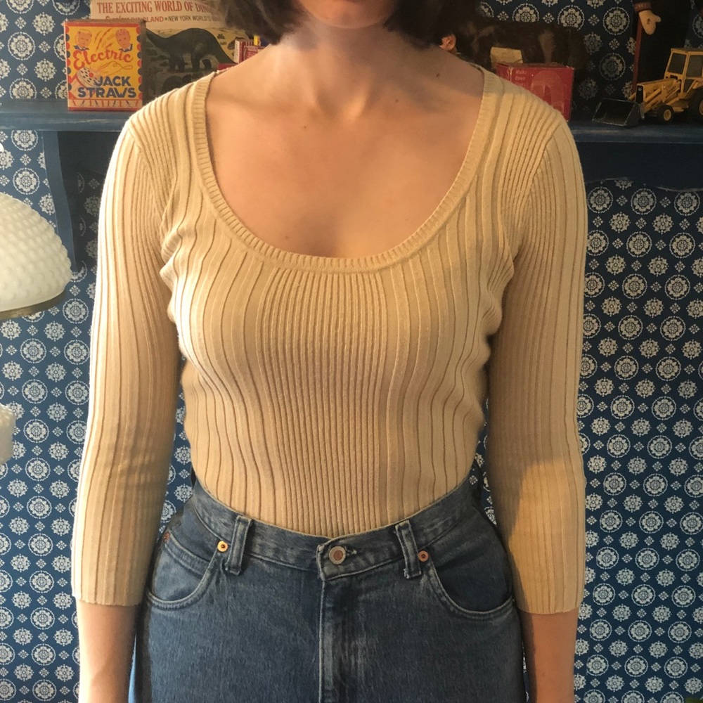 Vintage ribbed top